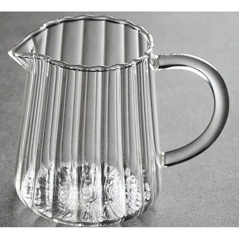 Кувшин без крышки с неровным краем тм MILLIMI Лава, 1000мл, стекло