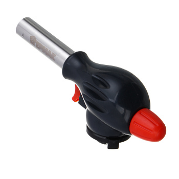 ЕРМАК Горелка газ. с пьезорозжигом,цанг.захват,шир.сопло,латунь, ударопр,морозоуст; 17х6,6х5,1см