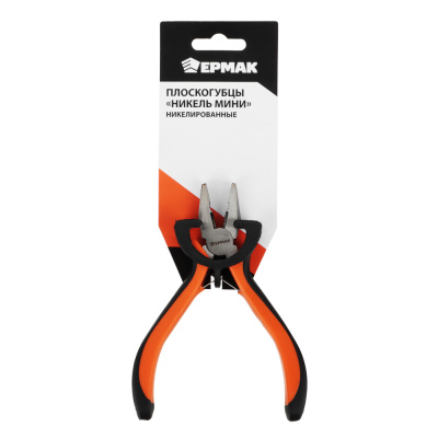 ЕРМАК Плоскогубцы "Никель МИНИ" никелированные