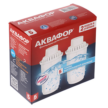 Комплект сменных кассет тм АКВАФОР В5, 2шт