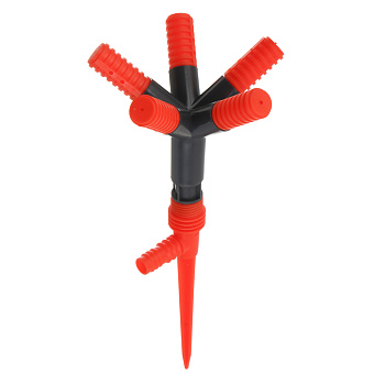 INBLOOM Разбрызгиватель 5-и лучевой на пике, 31см, круговой, пластик