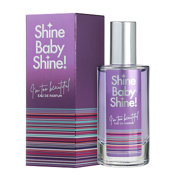 Парфюмерная вода женская тм BELLERIVE Shine Baby Shine! I'm too Beautiful, 50 мл