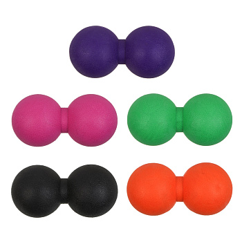 Мяч массажный сдвоенный тм BY SPORT, 12х6см, TPR