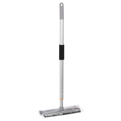 Окномойка тм VETTA, телескоп. ручка 65-111см, алюминий, водосгон ТПР 25см, поролон, цвет серый