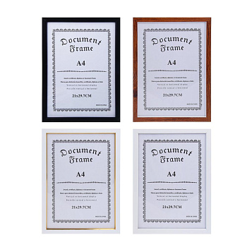 Фоторамка, A4 (21x29,7 см), пластик, 4 дизайна