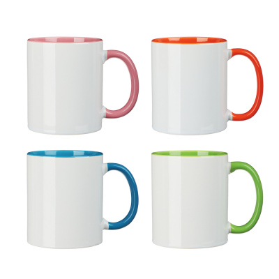 MILLIMI Кружка Минимализм, 320мл, фарфор, 4 цвета