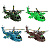 ИГРОЛЕНД Игрушка вертолет заводной, пластик, 16,4x24x8,5 см, 4 дизайна, для детей 3+