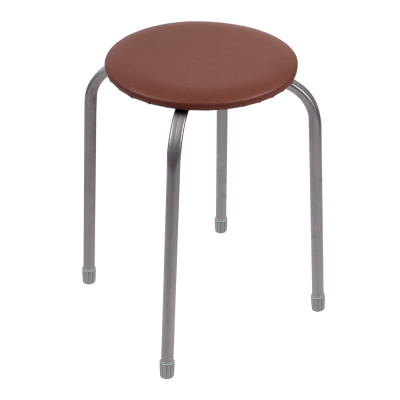 НИКА Табурет круг, металл, МДФ, мягкое сиденье, h47см, d29см, ТБ3