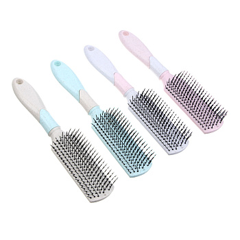 ЮНИLOOK Расческа массажная Пастель, пластик, 22,8х4см, 4 цвета, #1