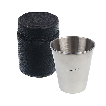 Набор стаканов тм BY Русские Супергерои,4шт, металл, 70мл, в чехле