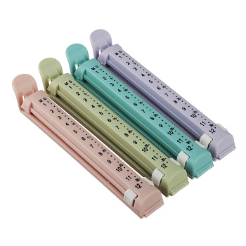 VETTA Набор зажимов для пакетов 4шт с датами, пластик, 12см