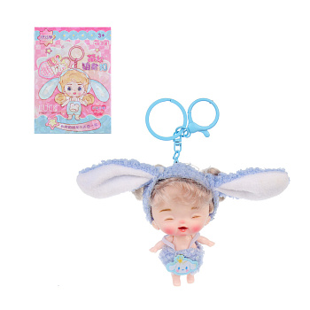 ИГРОЛЕНД Брелок-подвес "Куклёныш" в боксе-сюрприз, 10 см, ABS, PVC, 10х7х7 см, микс