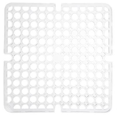 Коврик в раковину противоскользящий тм VETTA Кругляш, 27,5х27,5см, ПВХ, 4 цвета