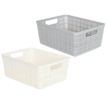 Корзина для хранения тм VETTA Киото, 24x18,5x10,3см, 2 цвета