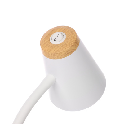 Светильник переносной настольный BY Элеганс,14LED, 5Вт, 300Лм,4000K,230В, кабель 1.6м, пластик,белый