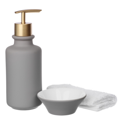 VETTA Диспенсер для моющего средства с салфеткой и металлической стойкой