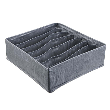 Органайзер для хранения тм VETTA Джойс, 7 отделов, полипропилен, картон, 32x32x10см