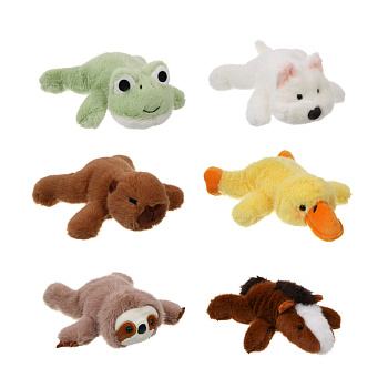 ИГРОЛЕНД Игрушка мягкая "Зверята" с магнитными лапками, 16 см, полиэстер, микс видов