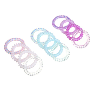 Резинки-пружинки для волос BY Русские супергерои 4шт, ТПУ, 5см, 3 сочетания