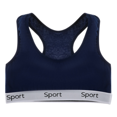 GALANTE Майка-топ с широкими лямками, р.46, 95% хлопок, 5% спандекс, синий, НБ25-21