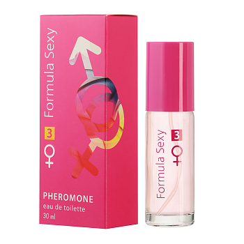Туалетная вода женская с феромонами Formula Sexy №3 (Формула Секси), 30 мл