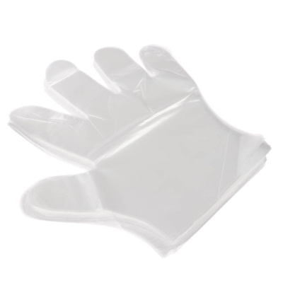 Перчатки тм VETTA, размер M, полиэтилен, 100 шт, прозрачный цвет