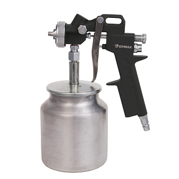 ЕРМАК Краскораспылитель 1000мл, с нижним бачком, 162C