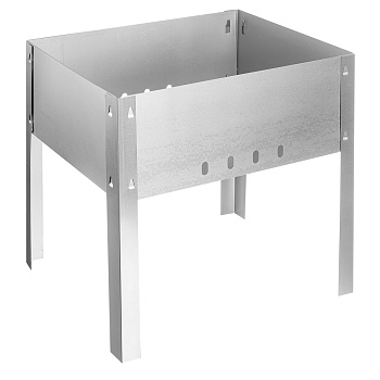 GRILLBOOM Мангал сборный "Эконом", сталь 0,4мм, 35x25x35см