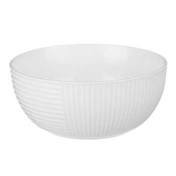 MILLIMI Монблан салатник 15,5x6,6см, 650мл, керамика, белый