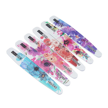 Пилка шлифовальная тм ЮL 2-х сторонняя, 180/240 грит, ЭВА, пластик, 17,8 см, 4 дизайна