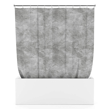 Шторка для ванной, таффета, 145x180см, ШТТФ056-21143