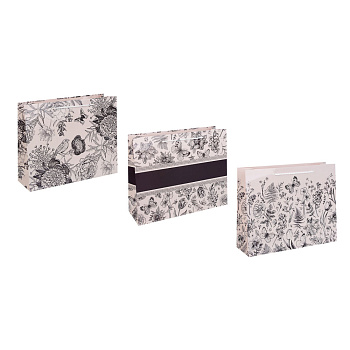 Пакет тм Fntastic подарочный, 32x26x10см, бумага, арт.23, 3 дизайна