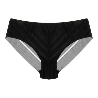 GALANTE Трусы-слипы женские с декором, р.44, 95%вискоза, 5%спандекс, черный, НБ25-8