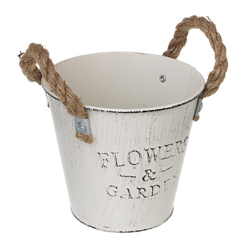 Кашпо тм INBLOOM, 13,5х12см, металл