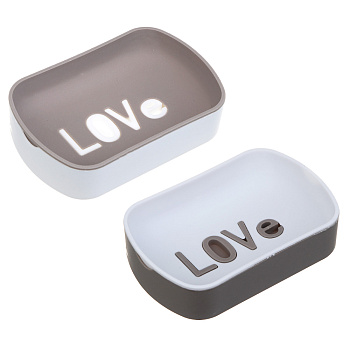 VETTA Love Мыльница, пластик, 13х8,5х3 см