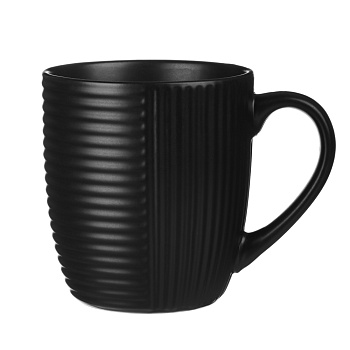 MILLIMI Монблан кружка 400мл, керамика, черный