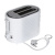 LEBEN Тостер, 650 Вт, 2 слота, режим разморозки, поддон для крошек, пластик, металл, белый