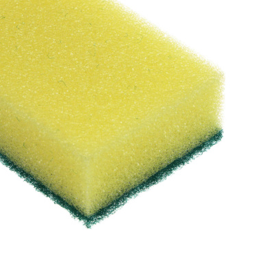 Дозатор для моющего средства, тм VETTA, отсек для губки, губка в компл., 500 мл, 17х13х14см, пластик