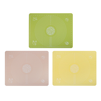 VETTA Коврик силиконовый для раскатки теста с принтом, 50х40см, 3 цвета