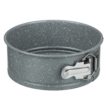 SATOSHI Буко Форма для выпечки круглая разъемная, угл.сталь, 18х6,5см, антиприг. покрытие "Мрамор"