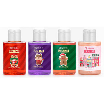 Гель для душа URAL LAB МИКС, 110мл