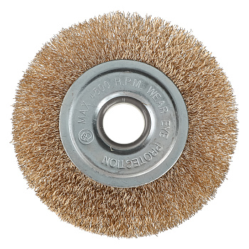 ЕРМАК Щетка металл. для УШМ 125мм/22мм, плоская