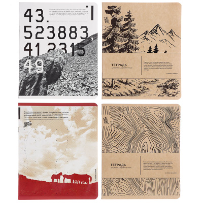 Тетрадь общая BY Русские Супергерои, формат А5, 48л. в клетку, на скобе, скруглен. углы, в ассортим.