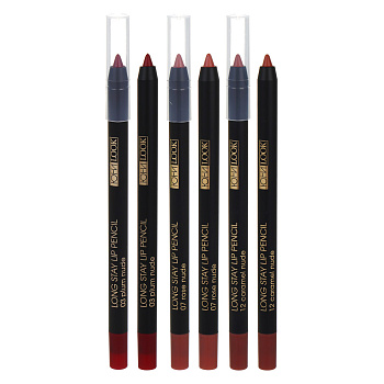 ЮНИLOOK Карандаш устойчивый для создания контура губ, 1,6 гр, 3 тона