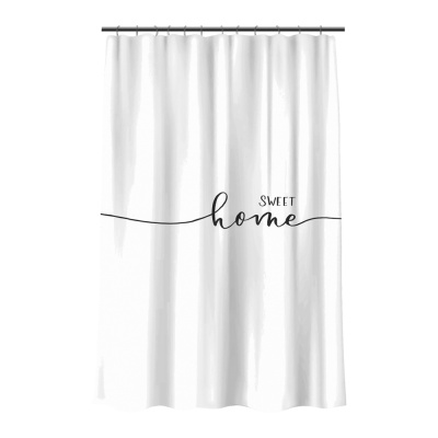 Штора для ванной тм VETTA Home, полиэстер 90 г/м2, 180x200см, с утяжелителем