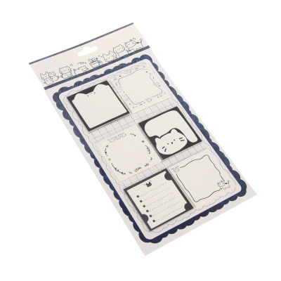 Набор бумаги для заметок, 1 отрывной блок и 6 клейких по 20л, 80г, "Друзья Товарищи", уп. 13,5х25см