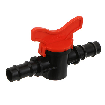 INBLOOM Кран проходной для шланга, d16x16мм, пластик