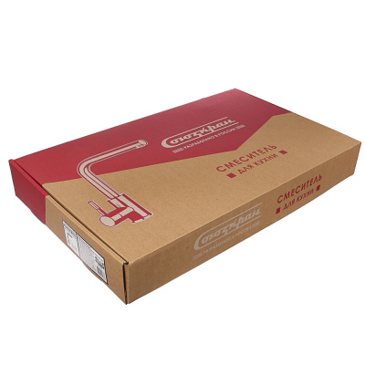 СоюзКран Смеситель для кухни, высокий выдвижной излив, картридж 35мм, черный, нерж. сталь, SS01-D132