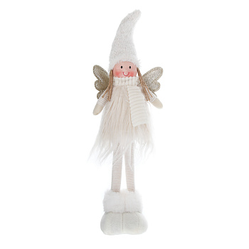 СНОУ БУМ Фигура декоративная "Ангелочек" 43 см, полиэстер