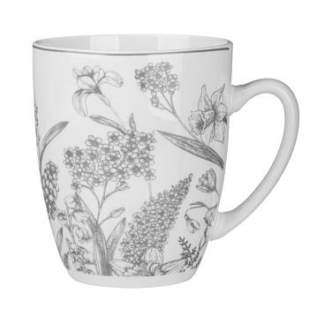 Кружка 350мл, тм MILLIMI, Мидоу, фарфор